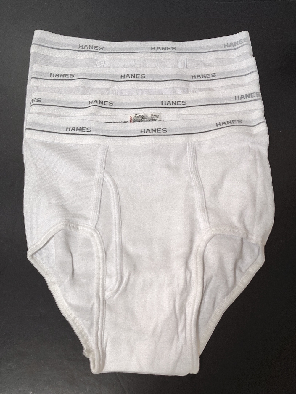 Vtg Hanes Men's White Cotton Briefs - 4 Pack - Size S 28-40